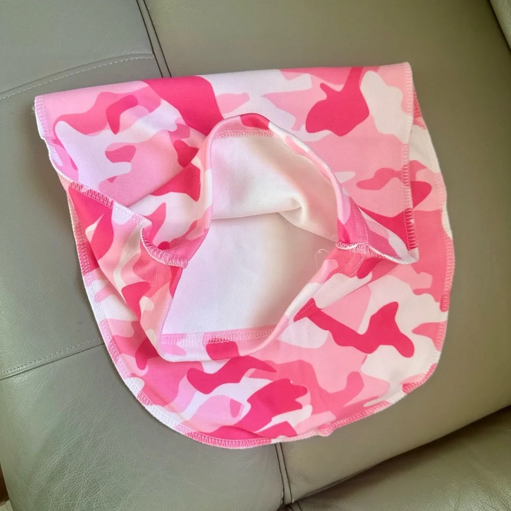 Hot Pink Camouflage Infant Swaddle and Hat Set - Brand new!
